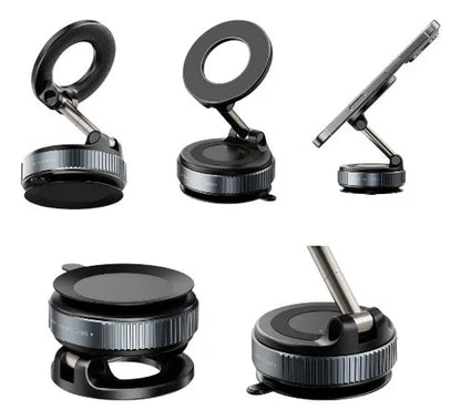 Soporte Magnetico Celular Auto Escritorio Articulado Iman Negro